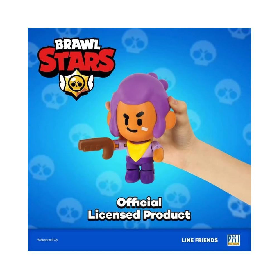 Brawl Stars Shelly Brawler Boomstick Shotgun Fighter Action Figure PMI International