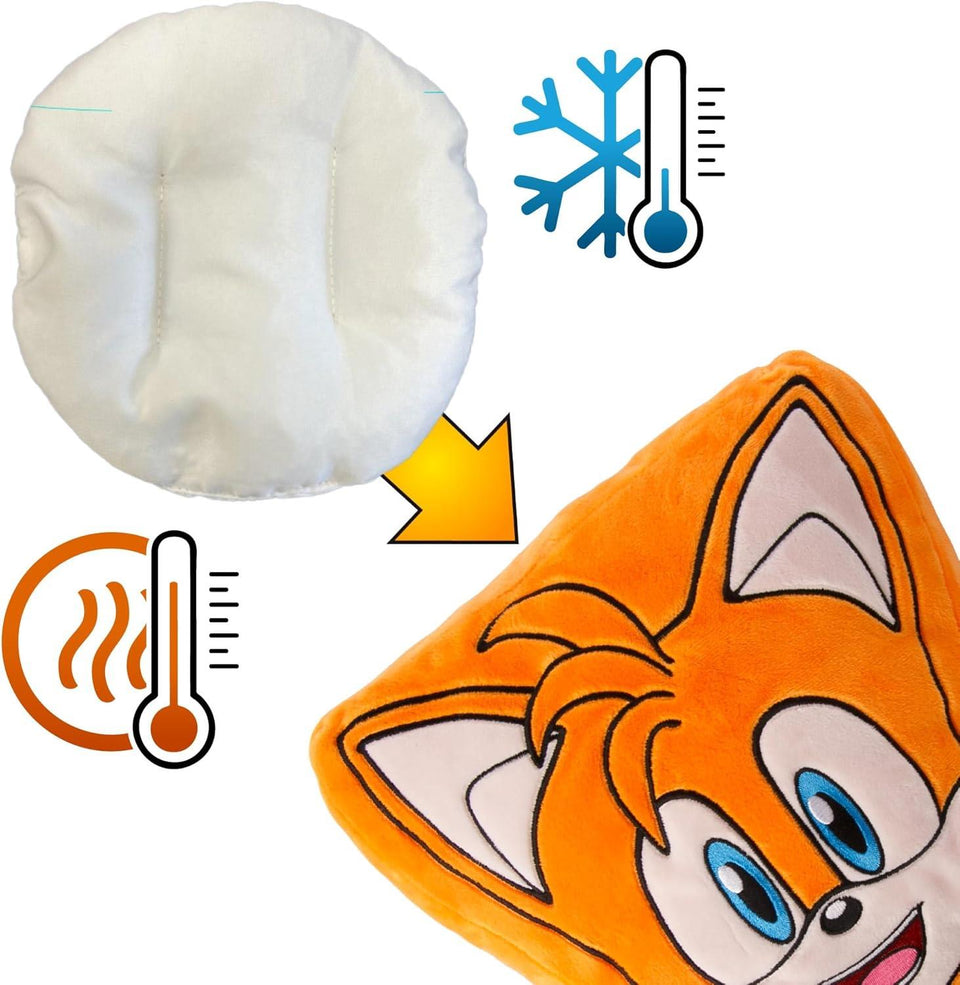 Sonic Plush Pillow Mighty Mojo Tails Pouch Pal Microwavable Heating & Cooling