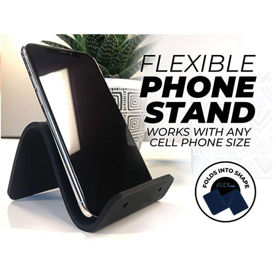 iFLEX Mini Silicone Cell Phone Holder Dark Blue Universal Non-Slip