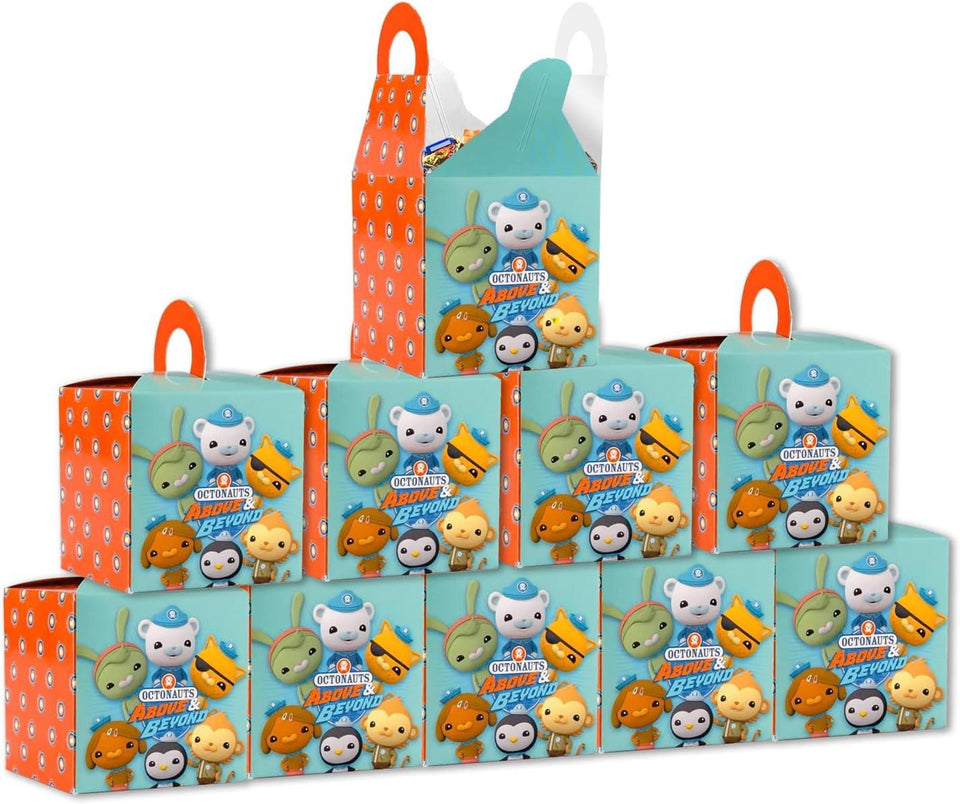 Mighty Mojo Octonauts Paper Party Bags - 10 Pack of Themed Treat Bags for Kids