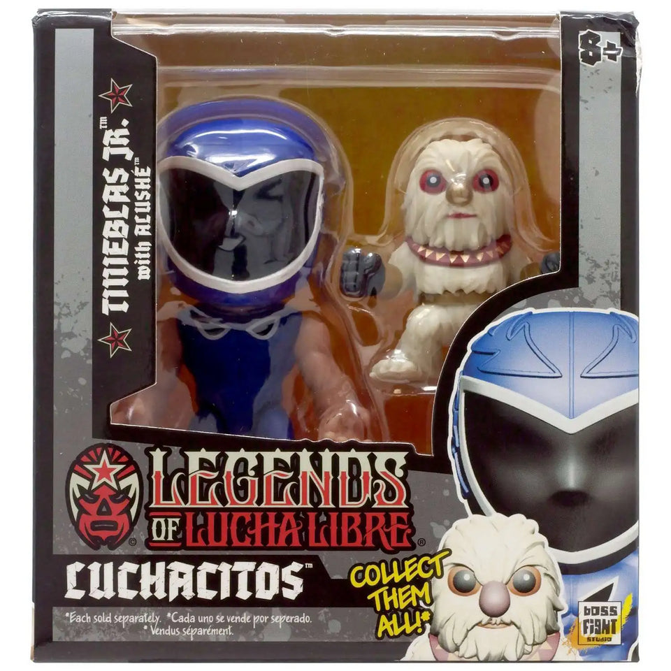 Boss Fight Legends Lucha Libre Mini Figures Sealed Case Assorted Styles 18 Units