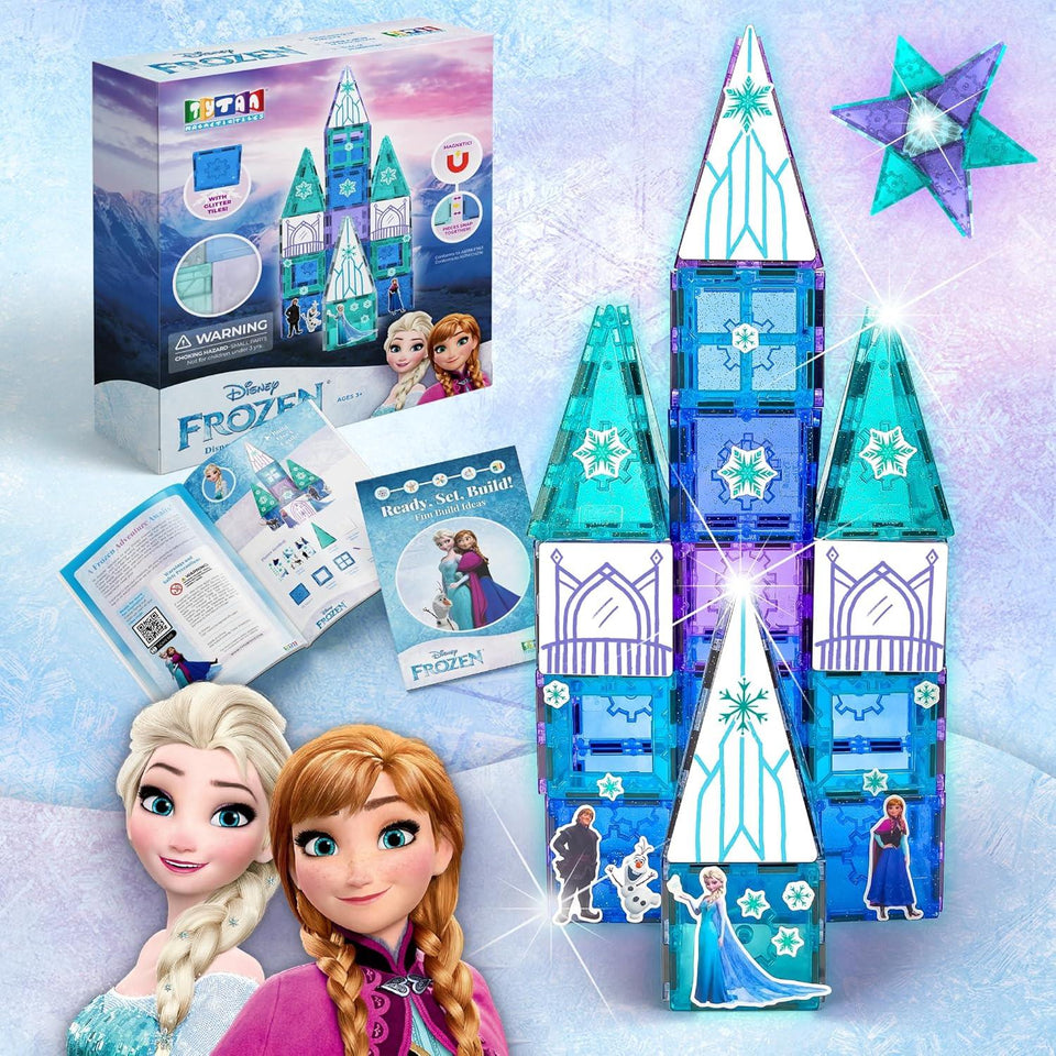 Tytan Toys Frozen Magnetic Tiles Castle 68pc – Brown Box, No Original Box