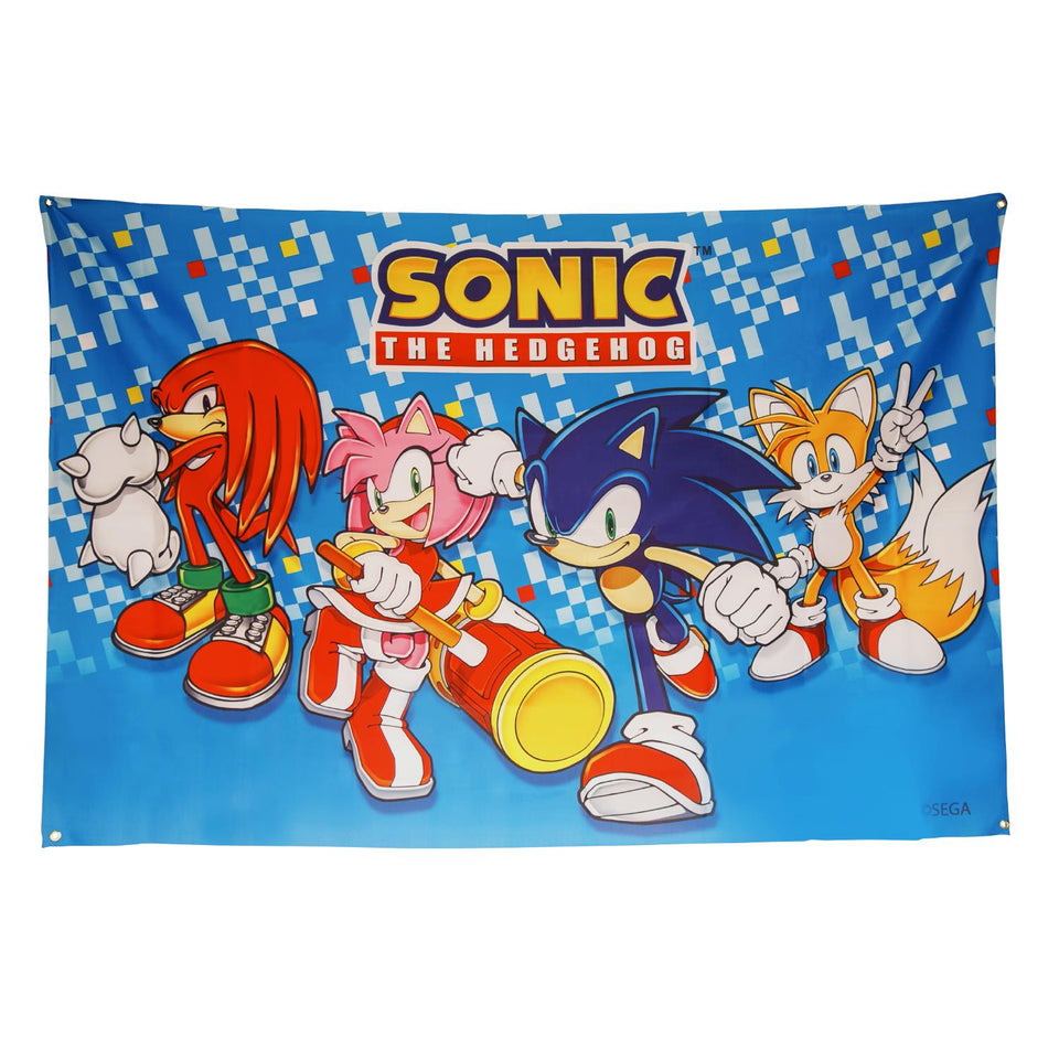 Sonic The Hedgehog Birthday Party Poster 1 Pieces Officially Licensed