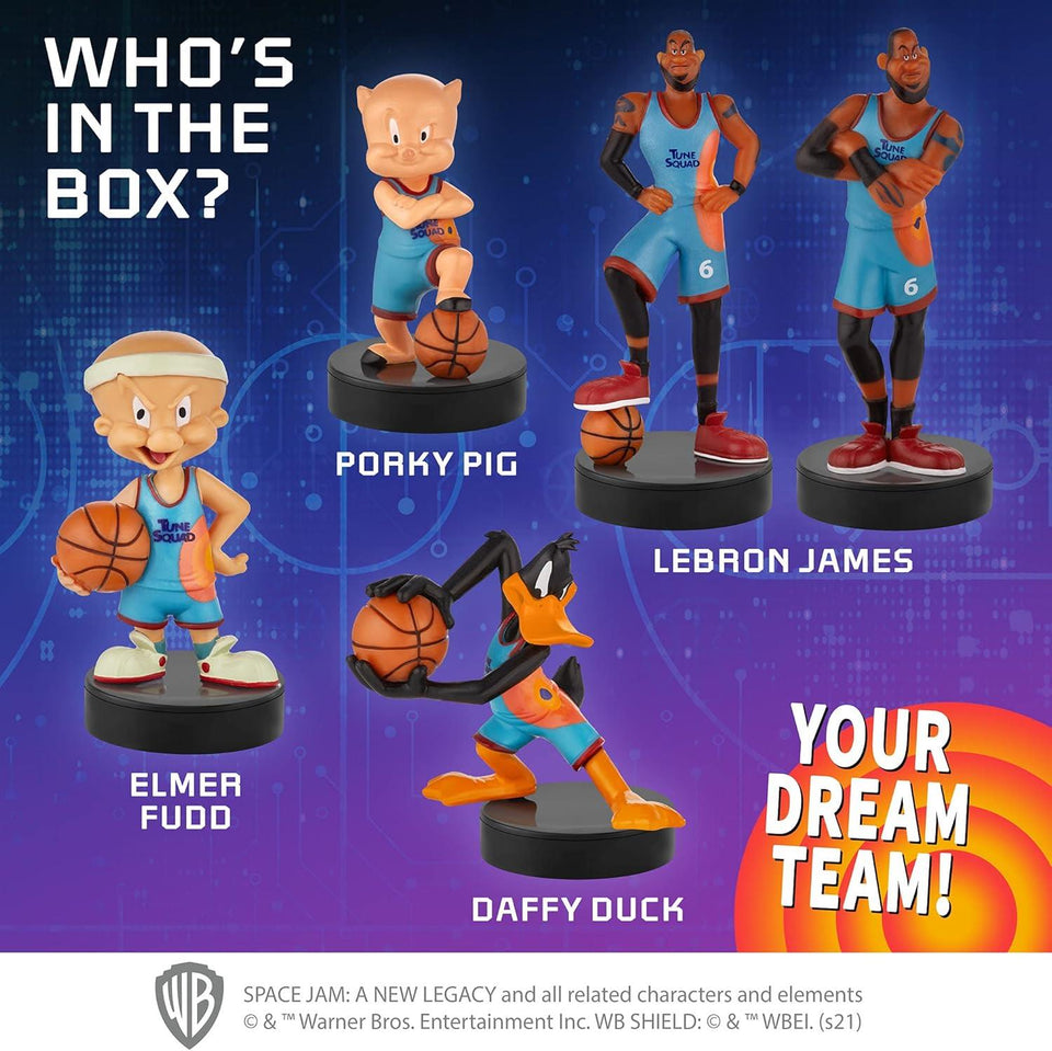 P.M.I. Space Jam Kids’ Stamps | Collect All 13 Looney Tunes Toys and Basketball Player Figures | Small Toys from Space Jam: A New Legacy | Space Jam Party Supplies | Made