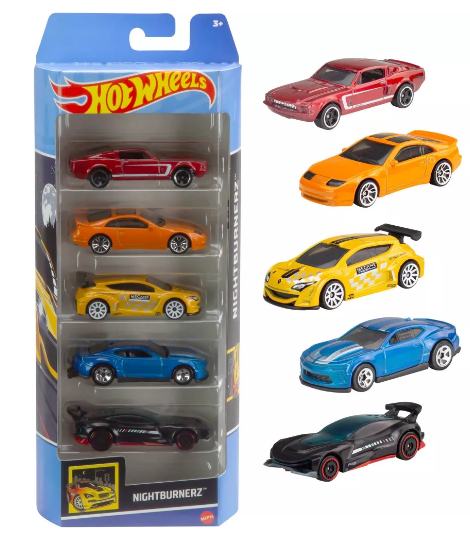 Hot Wheels Diecast Cars - 5pk (Colors May Vary)
