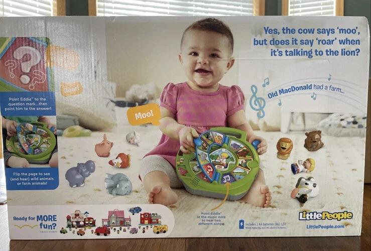 FISHER-PRICE LITTLE PEOPLE EXPLORING ANIMALS SEE N' SAY GIFT SET