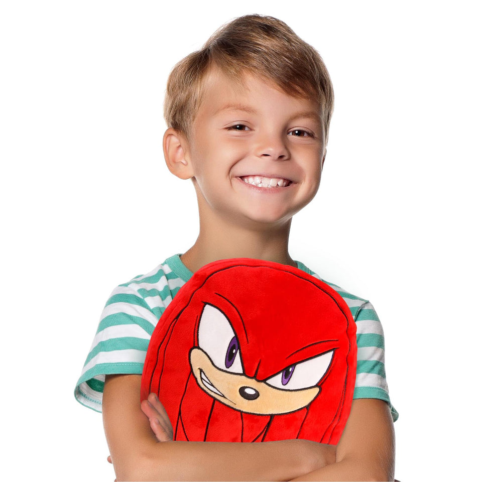 Sonic The Hedgehog Plush Pillow Mighty Mojo Knuckles Pouch Pal Microwavable Toy