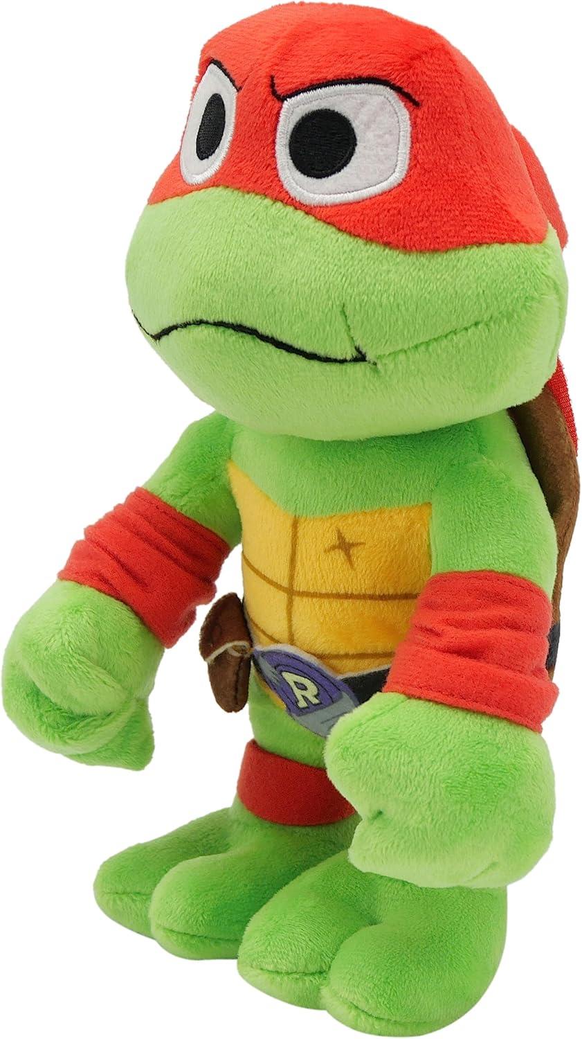 TMNT Mutant Mayhem Raphael Plush Toy 8" Red Mask Ninja Turtles Doll