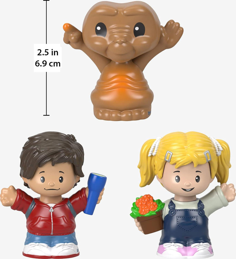 Little People Collector E.T. The Extra-Terrestrial Movie Special Edition Set for Adults & Fans, 3 Figures in Display Package