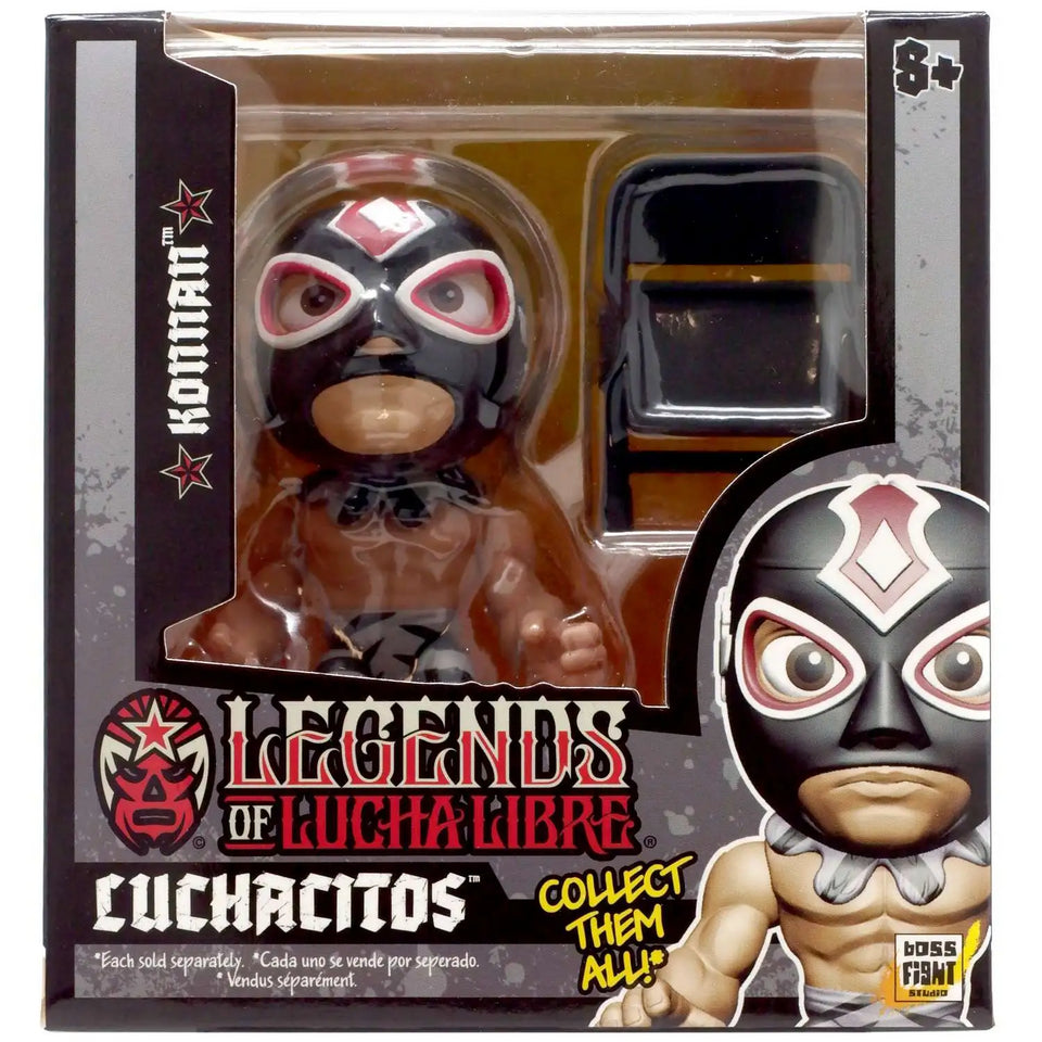 Boss Fight Legends Lucha Libre Mini Figures Sealed Case Assorted Styles 18 Units