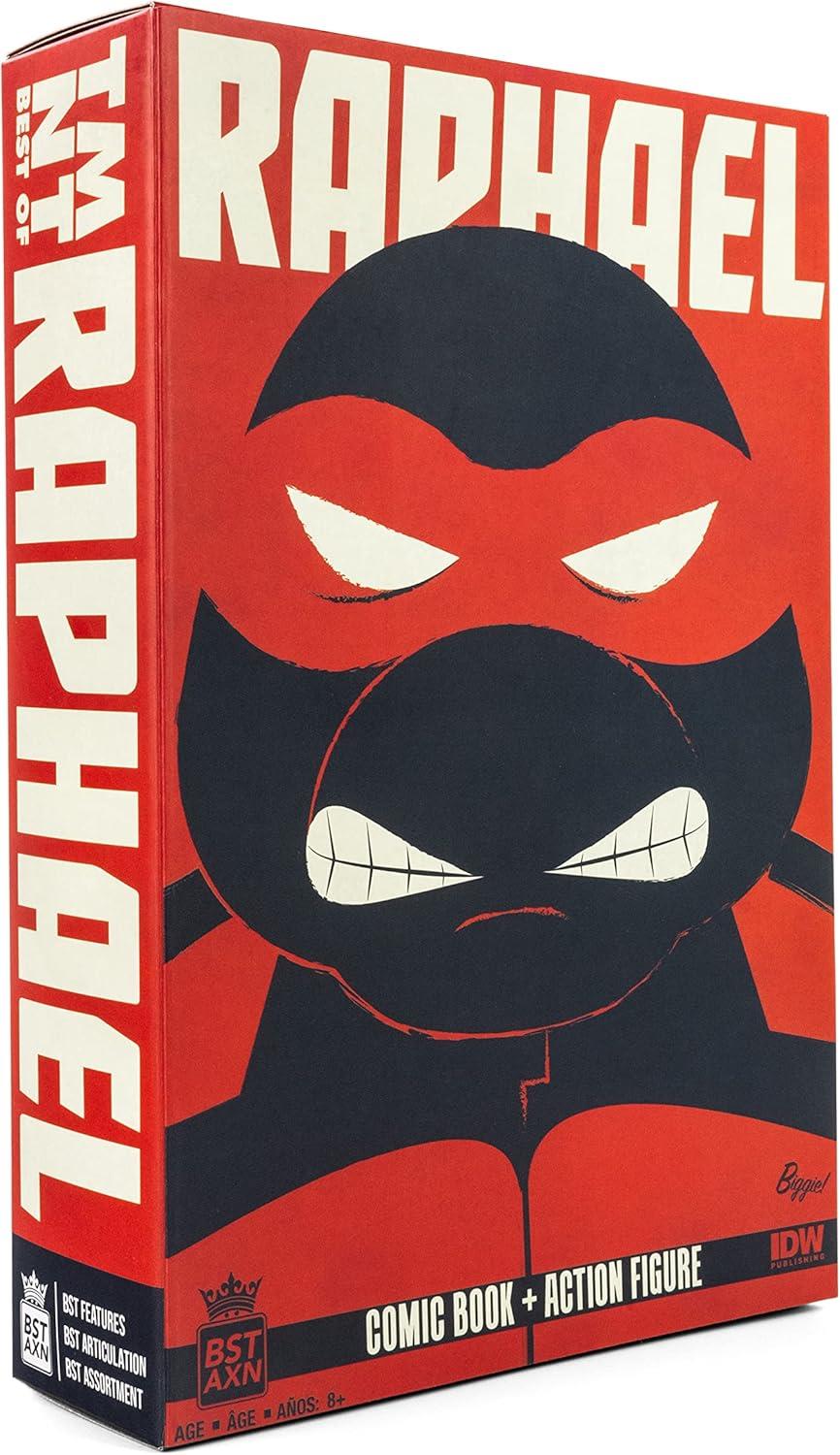 The Loyal Subjects Teenage Mutant Ninja Turtles Best of Raphael 100-Page Comic Book & Raphael BST AXN 5-inch Action Figure Set