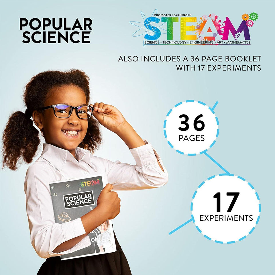 POPULAR SCIENCE Space Exploration Science Kit for Kids | STEM Science Toys and Gifts for Educational and Fun Experiments |Science Kits Designed for Children Ages 8 + and Suitable for All The Family
