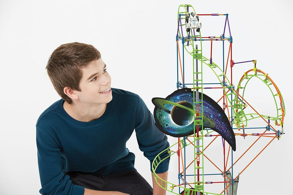 K'NEX Thrill Rides Lunar Launch Roller Coaster Building Set