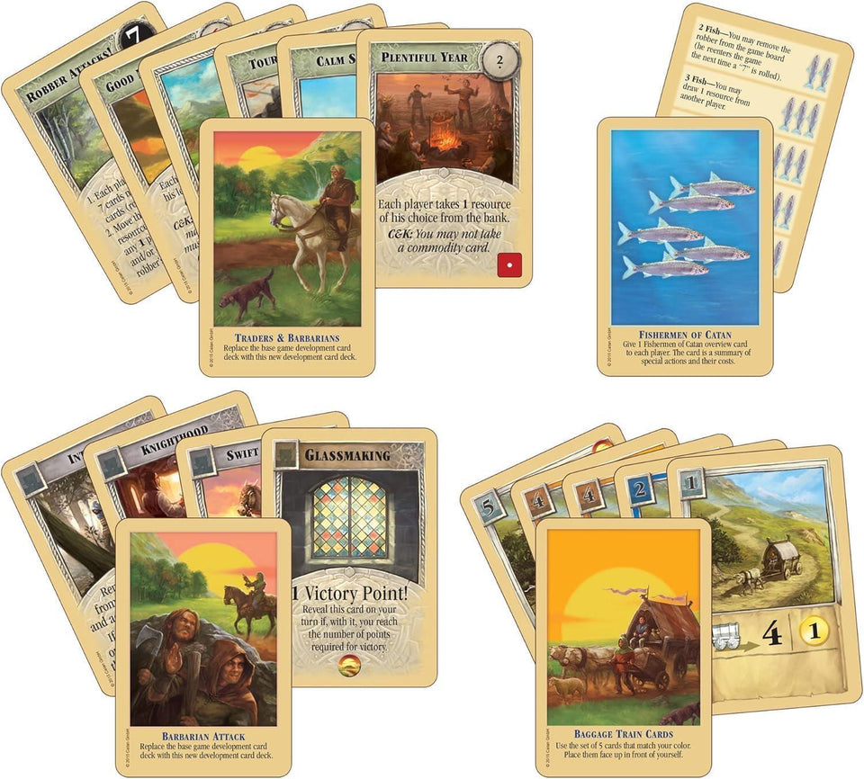 CATAN Traders & Barbarians Board Game Expansion - Customize Your Asmodee CATAN Experience, Strategy Game, Family Game for Kids and Adults, Ages 12+, 3-4 Players, 90 Minute Playtime | Customize Your Asmodee CATAN Experience, Strategy Game, Family Game for