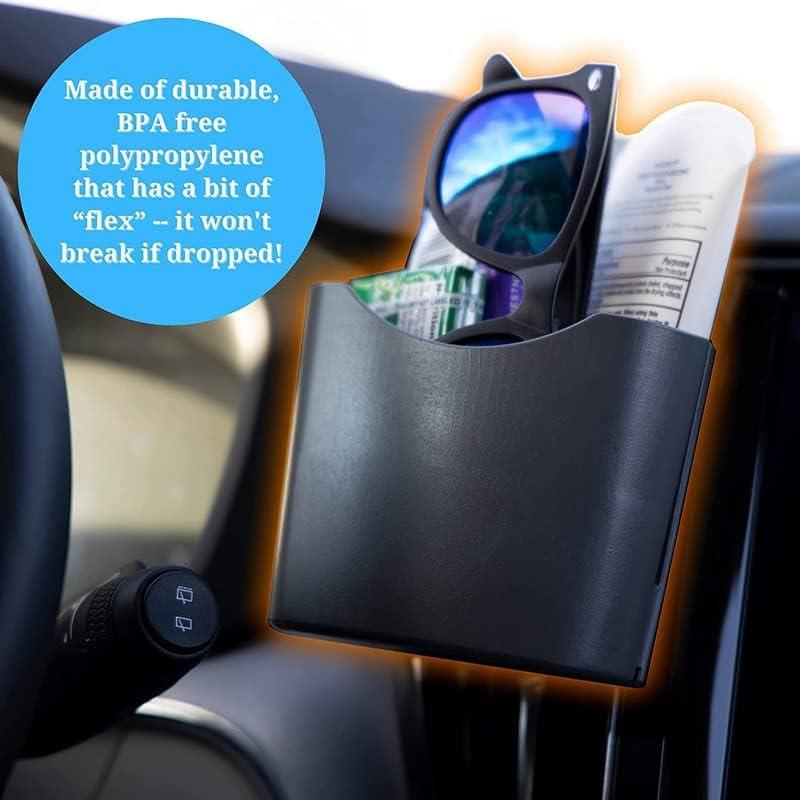 Vent N' Door Caddy French Fry & Sauce Holder Combo On The Go Car Door Clip Mighty Mojo