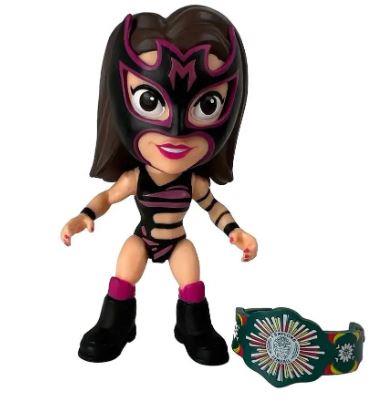Legends of Lucha Libre Luchacitos Lady Maravilla Mini Action Figure (Pink Costume)