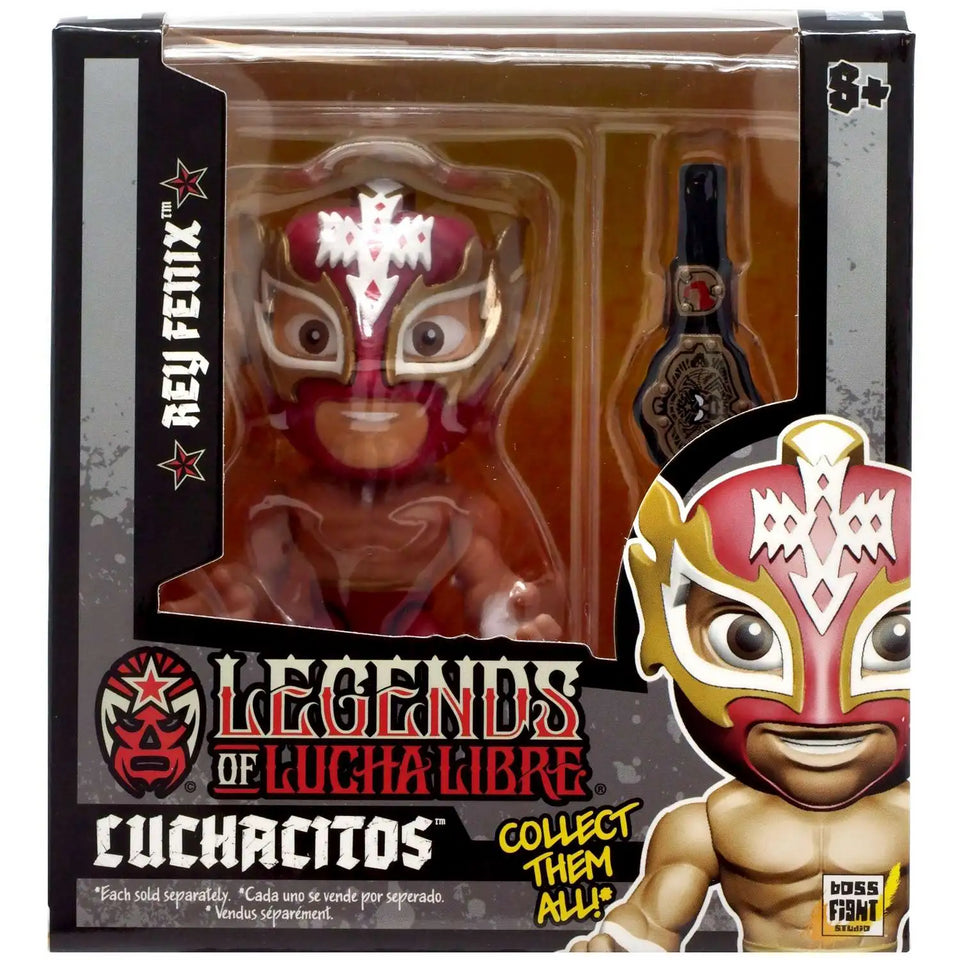 Boss Fight Legends Lucha Libre Mini Figures Sealed Case Assorted Styles 18 Units