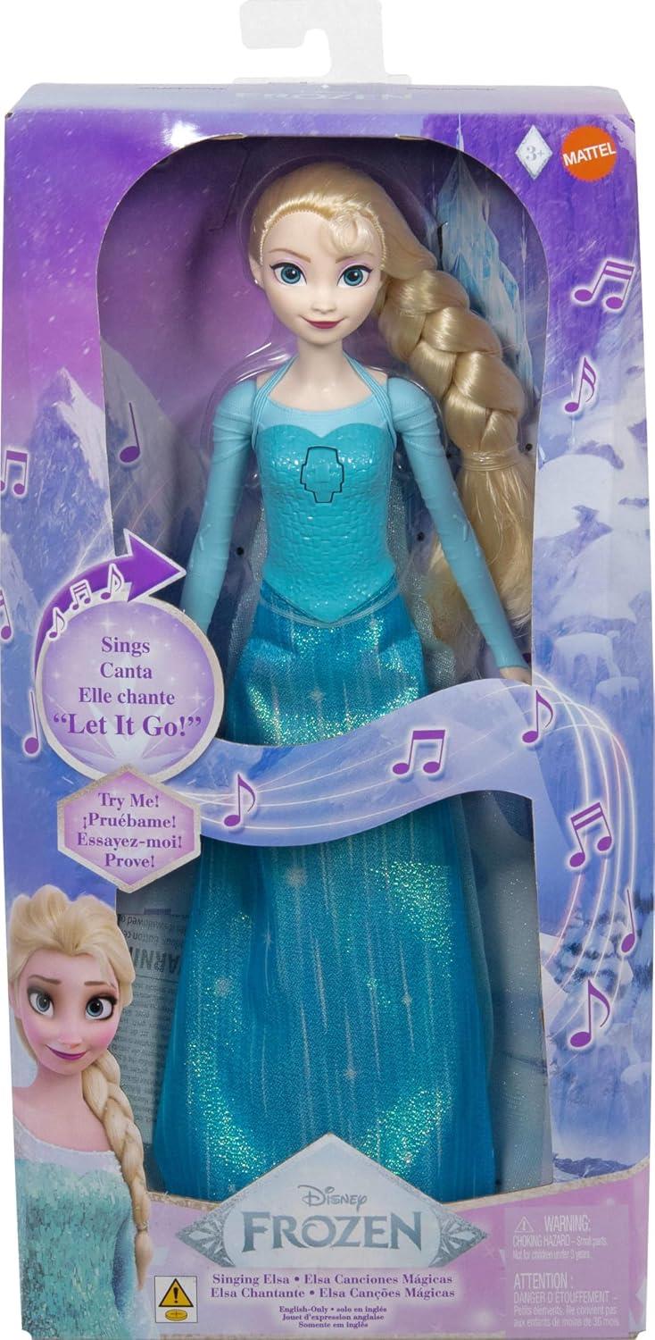 Mattel Disney Frozen Singing Elsa Doll, Sings “Let It Go” in English