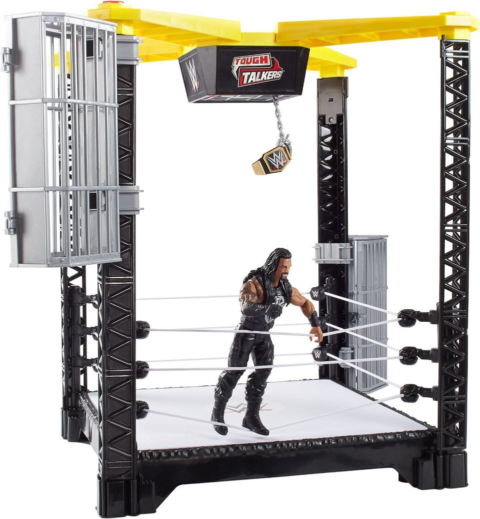 WWE Tough Talkers Championship Takedown Ring Playset