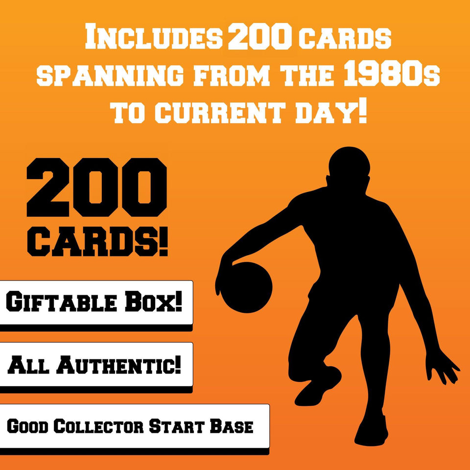 Basketball Trading Cards - All New Condition Cards (200 Count)