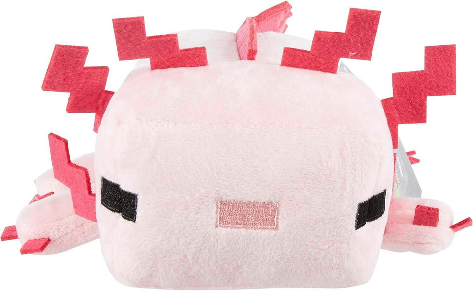 Minecraft Pink Axolotl Basic Plush Character by Mattel | Soft Toy for Kids Ages 3+