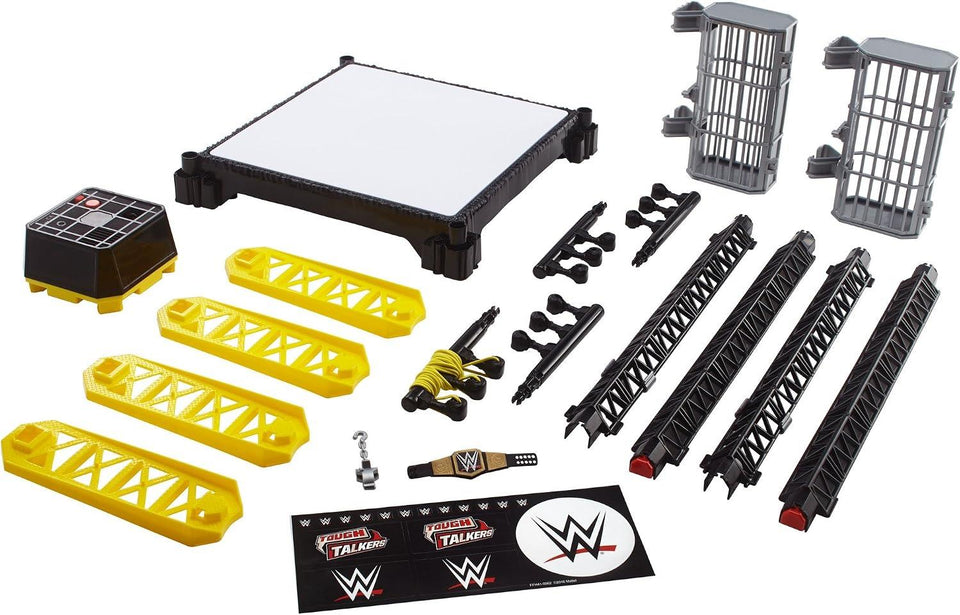 WWE Tough Talkers Championship Takedown Ring Playset