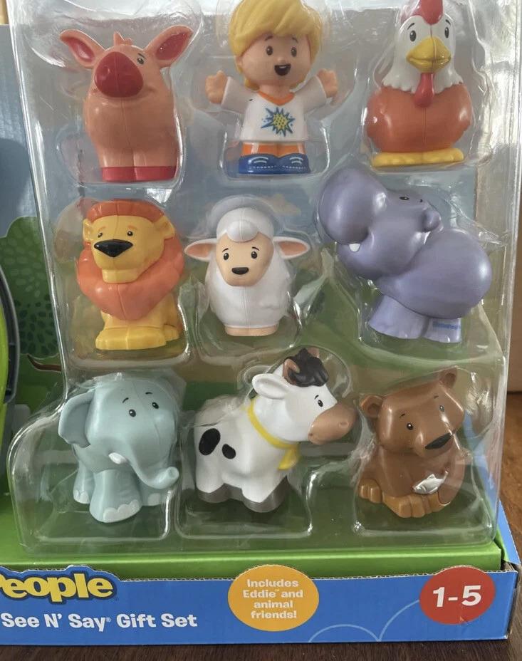 FISHER-PRICE LITTLE PEOPLE EXPLORING ANIMALS SEE N' SAY GIFT SET