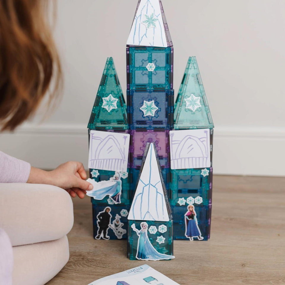 Tytan Toys Frozen Magnetic Tiles Castle 68pc – Brown Box, No Original Box