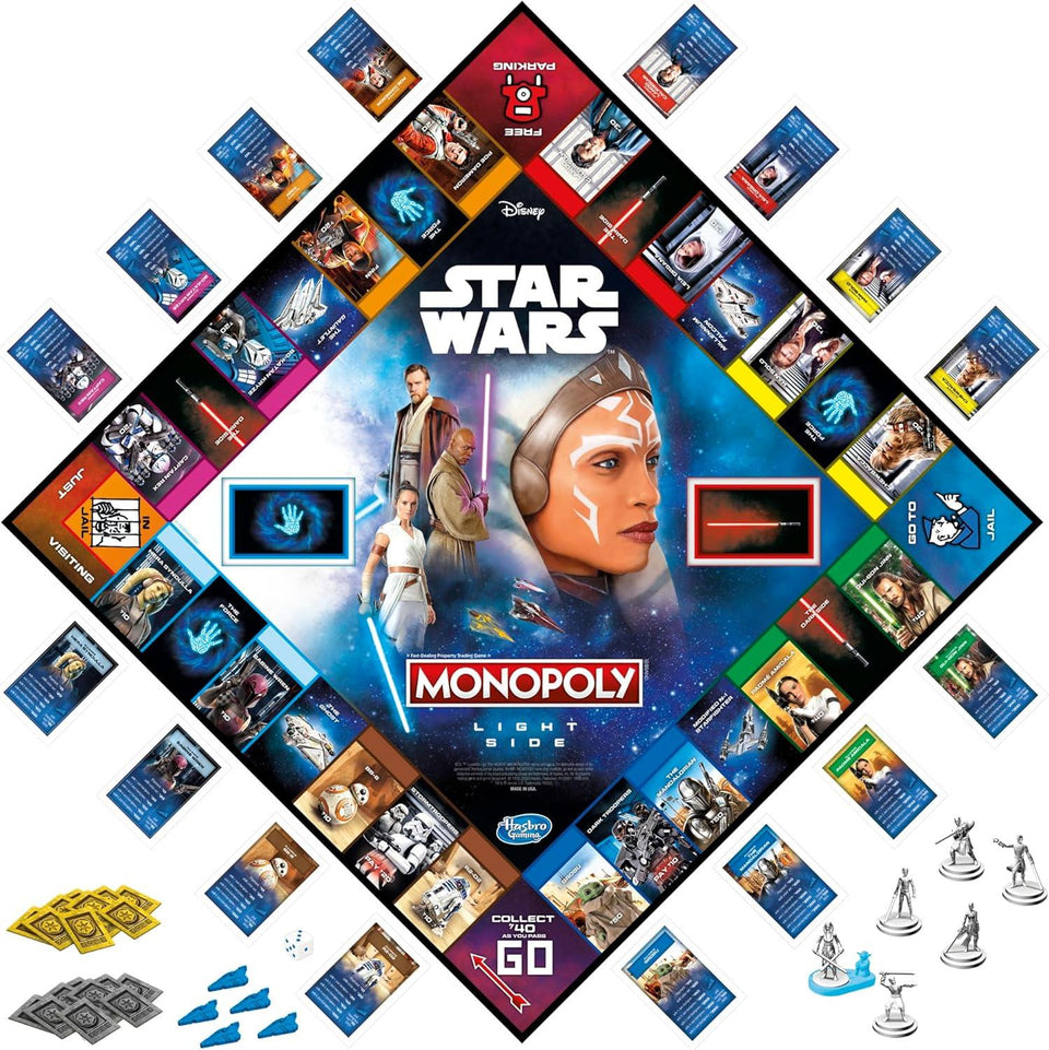 Monopoly Hasbro Gaming Star Wars Light Side Edition Board Game