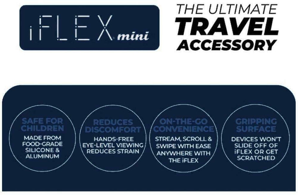 iFLEX Mini Flexible Silicone Cell Phone Holder Pink Universal Non-Slip Hands-Free