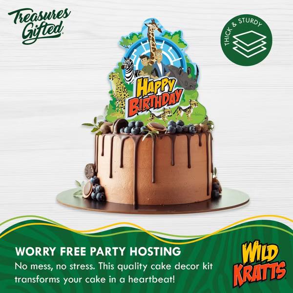 Treasures Gifted Wild Kratts Cake Topper - Wild Kratts Party Supplies