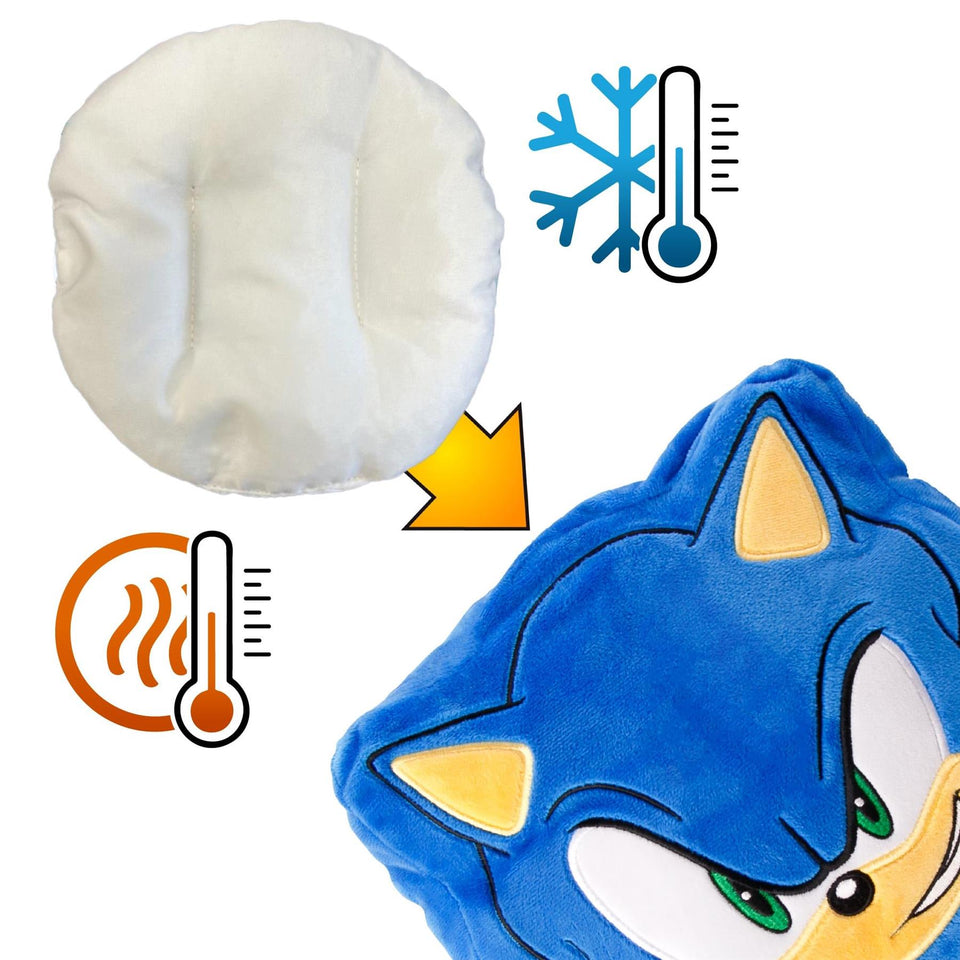 Sonic Plush Pillow Mighty Mojo Pouch Pal Microwavable Heating & Cooling Toy