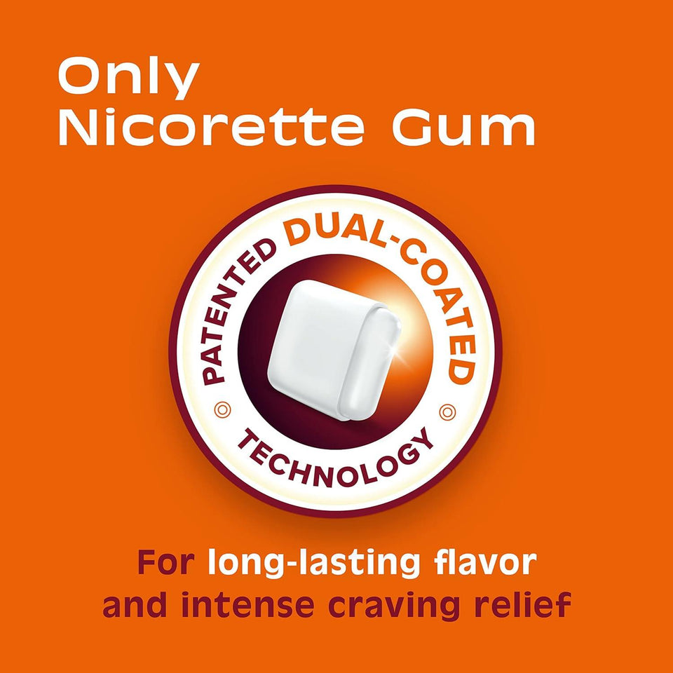 Nicorette Nicotine Gum Cinnamon Surge 4mg 100ct