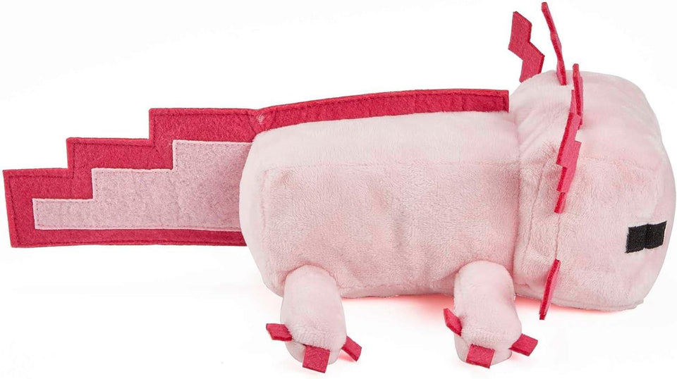 Minecraft Pink Axolotl Basic Plush Character by Mattel | Soft Toy for Kids Ages 3+