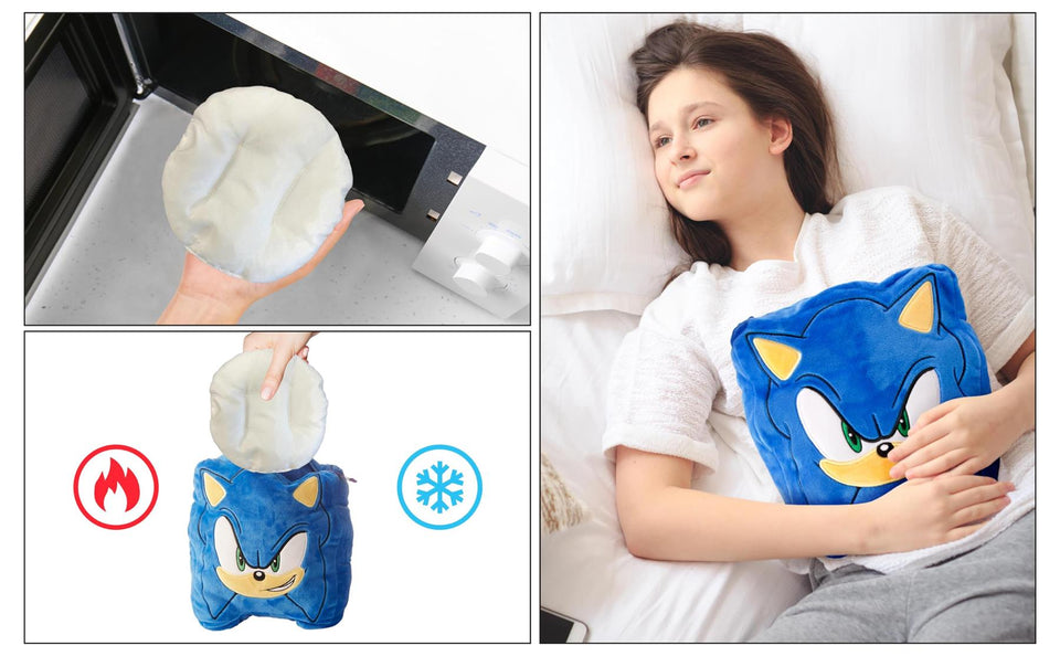 Sonic Plush Pillow Mighty Mojo Pouch Pal Microwavable Heating & Cooling Toy
