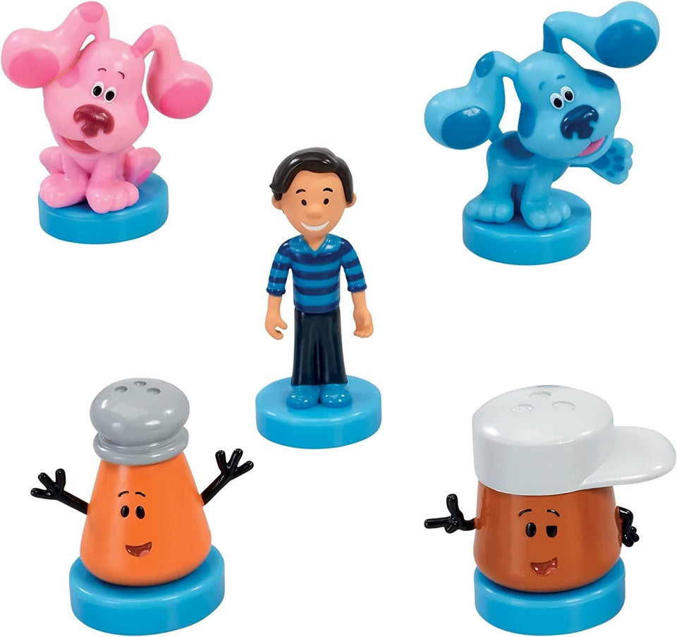 Blues Clues Stamps 5pk Josh Cinnamon Paprika Magenta Nickelodeon Figure Set PMI International