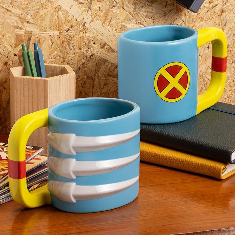 Paladone Wolverine Shaped Large Ceramic Mug - Officially Licensed Gift & Merchandise for X-Men Fans - 550 ml