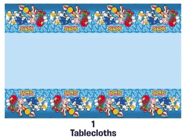 Sonic The Hedgehog Birthday Party 1 Table Cloth Officially Licensed