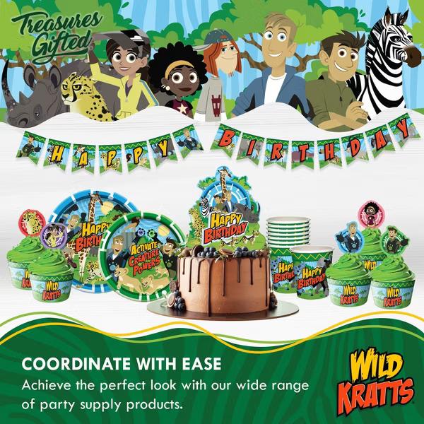 Treasures Gifted Wild Kratts Cake Topper - Wild Kratts Party Supplies