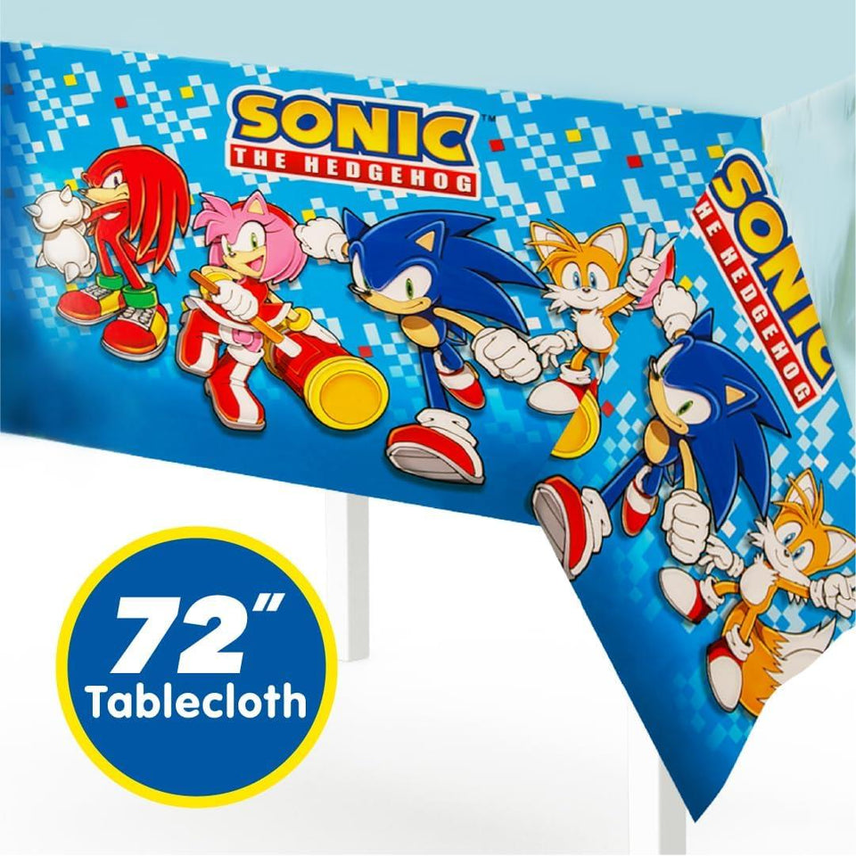 Sonic The Hedgehog Party in a Box Kit 107pcs Birthday Balloons Decorations