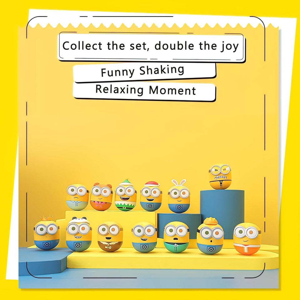 Minions Musical Wobbler Tumbler Toy Blind Box Action Figure for Kids – 1pk