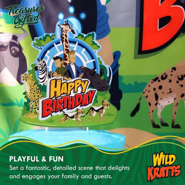 Treasures Gifted Wild Kratts Cake Topper - Wild Kratts Party Supplies