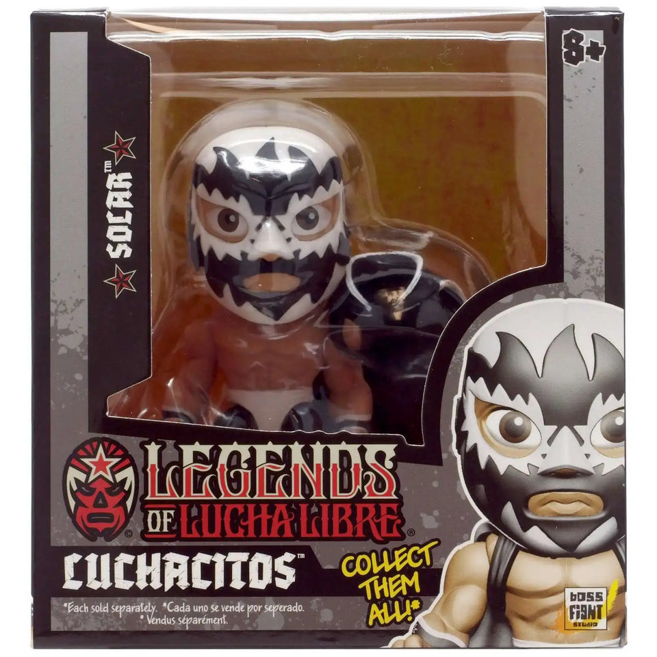 Boss Fight Legends Lucha Libre Mini Figures Sealed Case Assorted Styles 18 Units