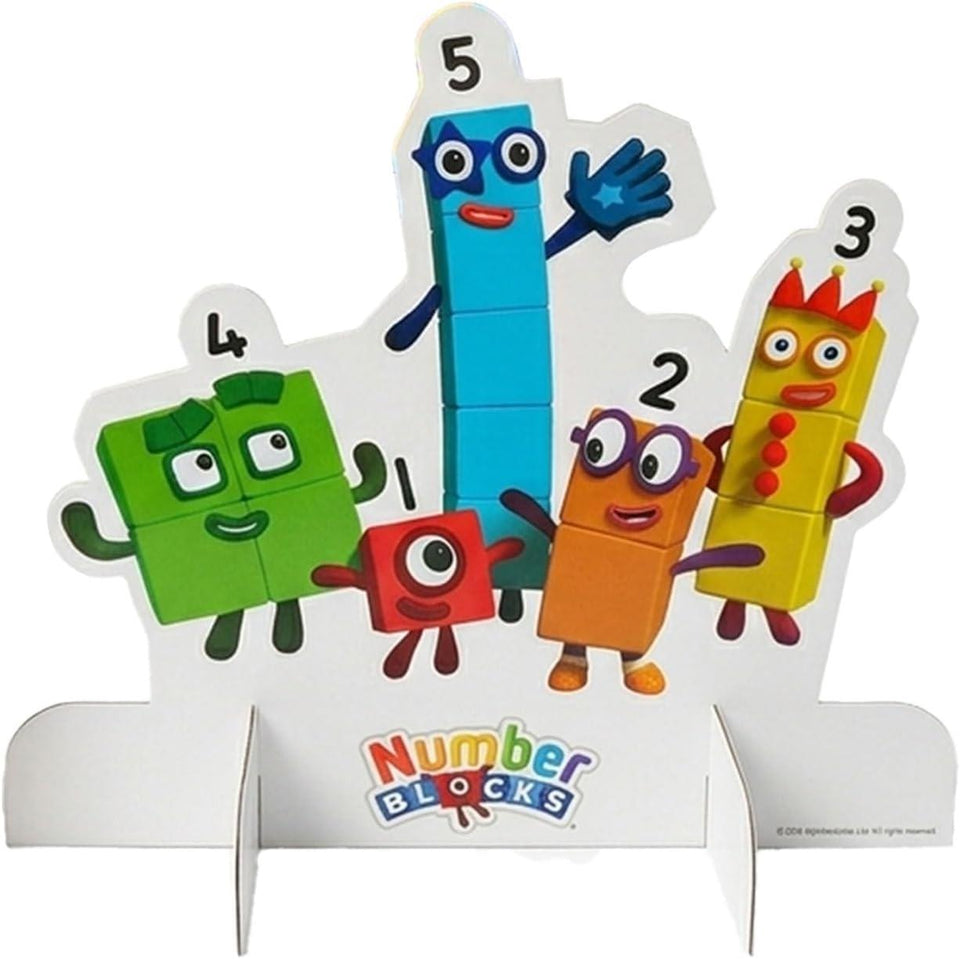 Numberblocks Deluxe Party Supplies Kit, 79 Piece Birthday Party Set for 10 Guests with Plates, Cups, Napkins, Decorations and Table Cover