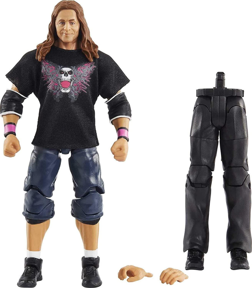 WWE Bret Hit Man Hart Wrestlemania Elite HOF Execution Wreslter Figure Mattel