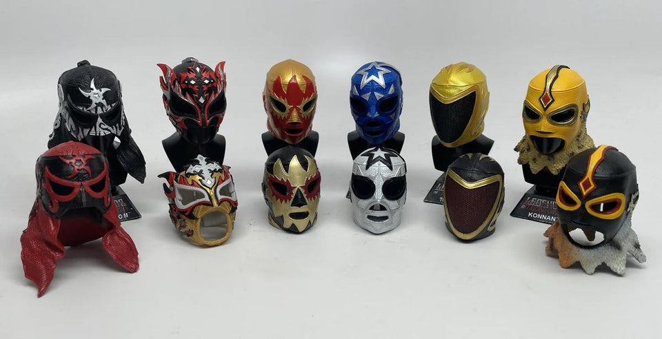 Boss Fight Lucha Libre Mystery Mascaras – Sealed Case – Assorted Styles 18 Units