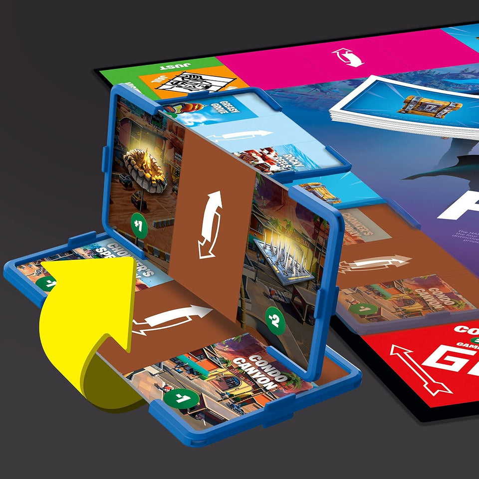 Monopoly Flip Edition: Fortnite Board Game, Monopoly Game Inspired by Fortnite, Ages 13+