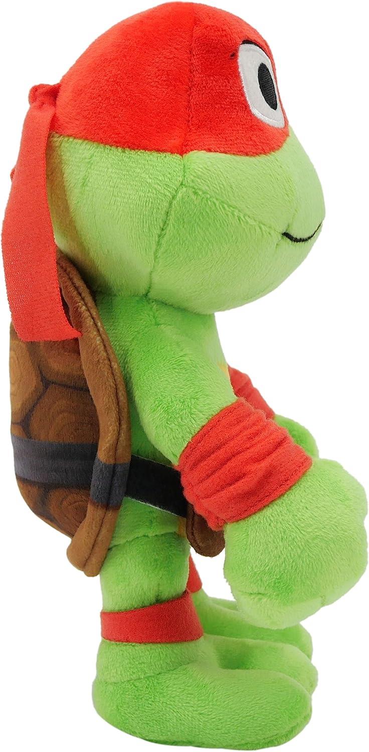 TMNT Mutant Mayhem Raphael Plush Toy 8" Red Mask Ninja Turtles Doll