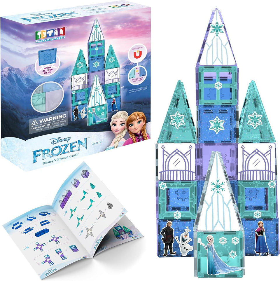 Tytan Toys Frozen Magnetic Tiles Castle 68pc – Brown Box, No Original Box