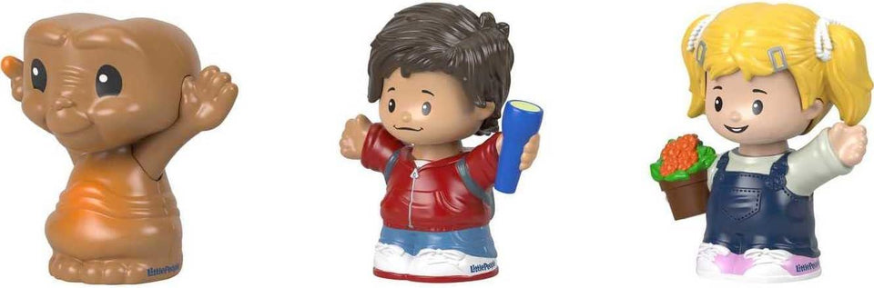 Little People Collector E.T. The Extra-Terrestrial Movie Special Edition Set for Adults & Fans, 3 Figures in Display Package
